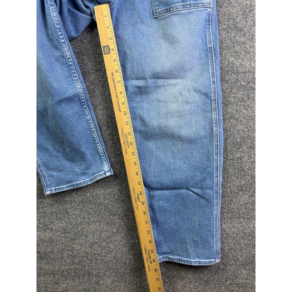 Mother Patch Pocket Private Flood Jeans Women Size 28 Blue High Rise Button Fly - Picture 6 of 12